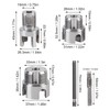 FTVOGUE Kit de Rostro de Tuberías de PVC HSS Herramienta