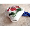 Utopia Ceramic Ocarina w. Garden Flower & Butterfly water color