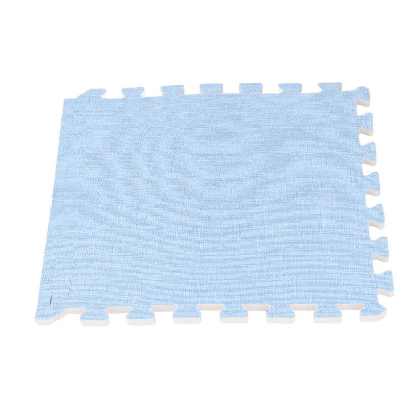 Cotton Linen Interlocking Mat Thicken Soundproofing Cuttable Patchwork Puzzle Foam