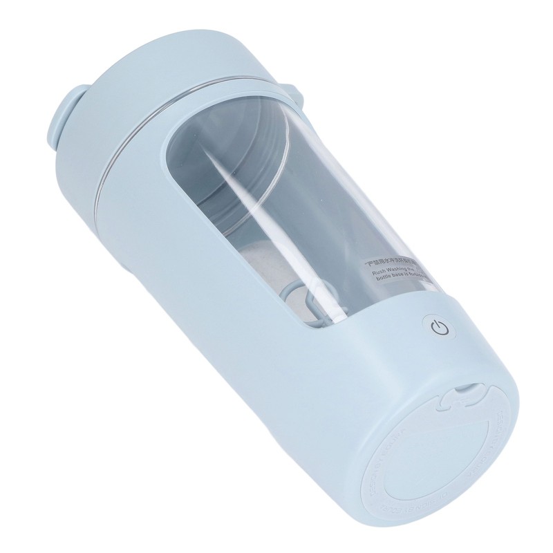 Electric Shaker Bottle 650mL USB Charging Portable Blue BPA Free