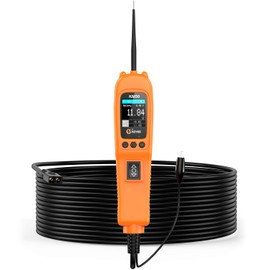 KZYEE KM50 Power Circuit Probe Kit, Automotive Circuit Tester with AC DC Current Resistance Circuit Tester Fuel Injector Testing (Digital Voltage Tester/Multimeter/Short Finder/Battery Tester)