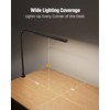 SUPERDANNY Eye-Caring LED Desk Lamp 360° Flexible Gooseneck Work Lamp