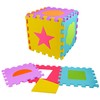 J.A.D.E - Puzzle Shape Mat - Eva Mat - 053402-10 Pieces - Multicoloured - Foam - Children's Game - Plug-In - Baby - Jade - 30 cm x 30 cm - From 10 Months