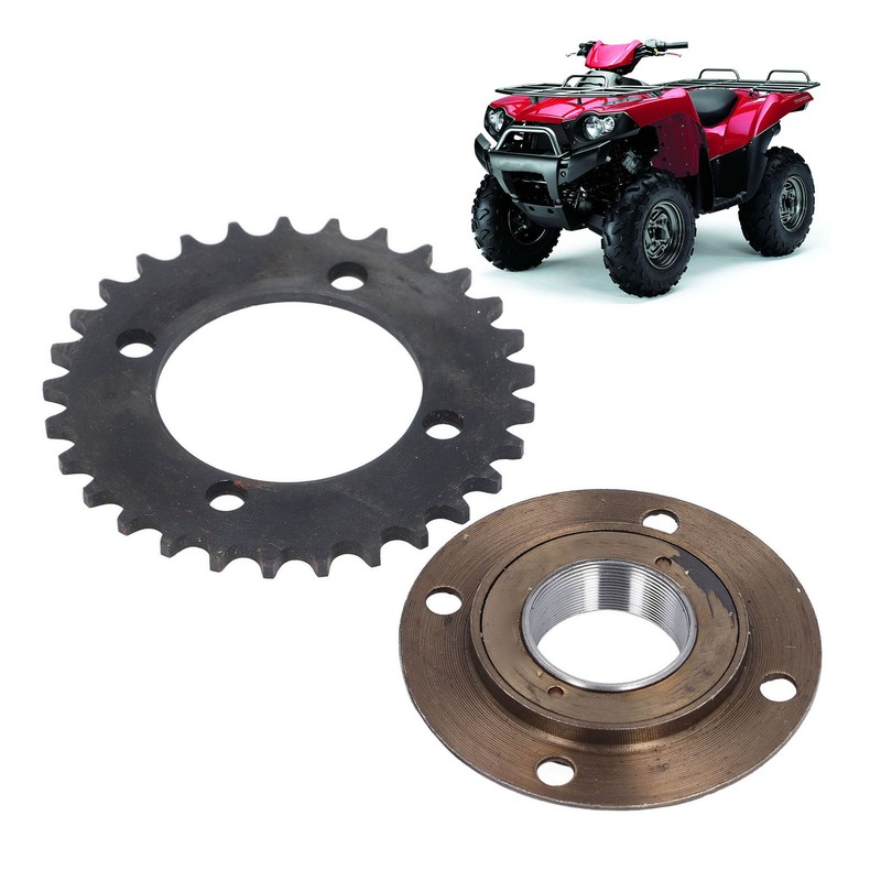 420 29T Sprocket Carbon Steel Toothless Freewheel for ATVs 4