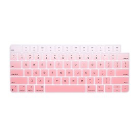 HRH Silicone Keyboard Cover for iMac 24 Inch 2021 Magic Keyboard with Touch ID A2449 Keyboard Cover Protector Skin,for iMac 24 Inch M1 Chip 2021 Magic Keyobard A2450-Mint Pink