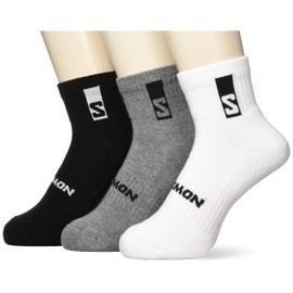 SALOMON Socks 3-Pair Set EVERYDAY ANKLE 3-PACK (Everyday Ankle 3-Pack) Unisex Adult