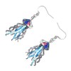 LONYOO Enamel Ocean Animals Shark Earrings Dangle Zinc Alloy Octopus