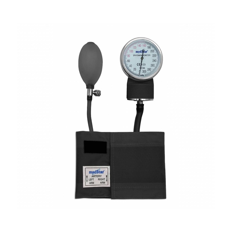 Medstar Baumanometro Aneroide Medstar Kit con Estetoscopio de Doble Campana