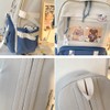 Eagerrich Cute Backpack with Cute Pin Accessories Plush Pendant Lovely