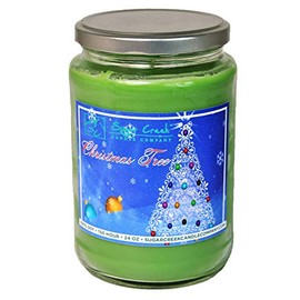 Sugar Creek Candles | Christmas Tree (Wonderful, Perfect Tree!) | 100% Natural Soy Wax, Non-Toxic | Made in USA | This Candle Will Bring Back All The Memories of Waking up on Christmas Morning!