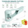 Grape Cutter for Toddler Snack Prep – Stainless Steel Quartering