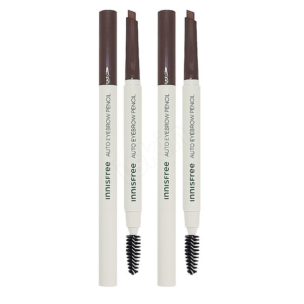 1+1 Innisfree Flat Eyebrow Pencil, 02 Dark Night Sky Black