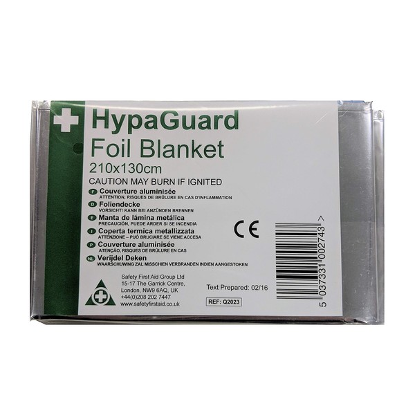 HypaGuard Foil Blanket, (210 x 130 cm)