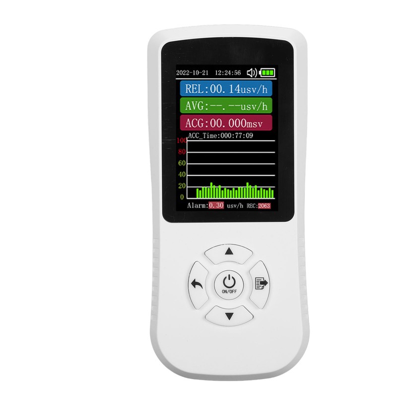 Geiger Counter Nuclear Radiation Detector 2.8 Inch LED Display X