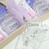 Pastel Flower Handmade Nail Tips - Long Coffin / 파스텔