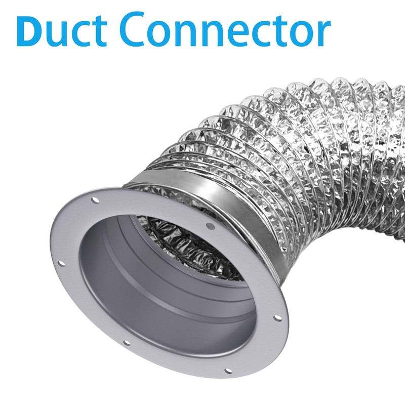 4 Inch Duct Connector Flange，Cyu Rekol Metal Straight Pipe Flange