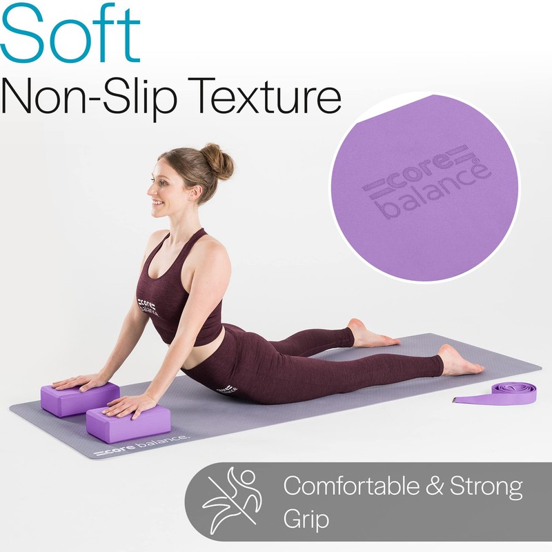 Core Balance Yoga Blocks Set Of 2 High Density EVA