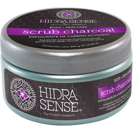 Charcoal Scrub 300gr - Exfoliante corporal de carbón activado con extracto de arnica, cacao y romero