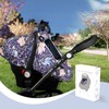 Pea Pod Winter Baby Car Seat Cover for Newborn, Warm