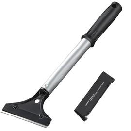 CELOX Rascador de parrilla, raspador de cocina para limpiar plancha con mango largo