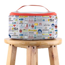 JYTAPP Funny TV Show Makeup Bag F-House Quotes TV Show Gift F-House Merchandise F-House Fans Cosmetic Zipper Case