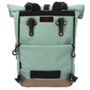 TOURBON Nylon Roll-Top Clip-On Market Shopper Bicycle Bag Backpack Shoulder