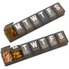 Weekly Pill Organizer - (Pack of 2) Extra Large Vitamin