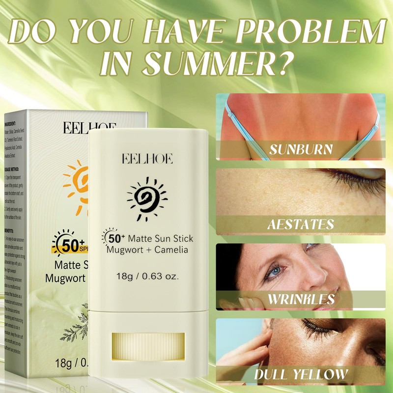 Sun Protection Stick, Face Sun Cream SPF 50+, Korean Sunscreen