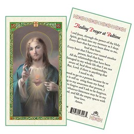 Healing Prayer at Bedtime Laminated Prayer Cards - Pack of 25- English