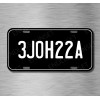 Amel A**hole JDM Muscle Car Reversed 3J0H22A Funny License Plate