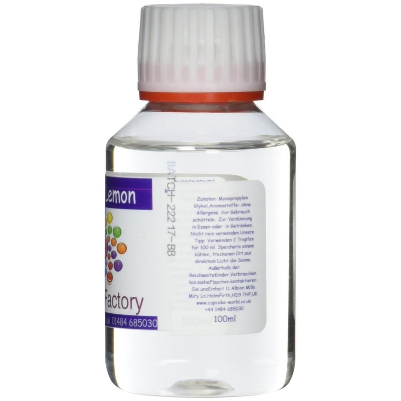 Flavour Factory Intense Food Flavouring, Sicilian Lemon, 100 ml