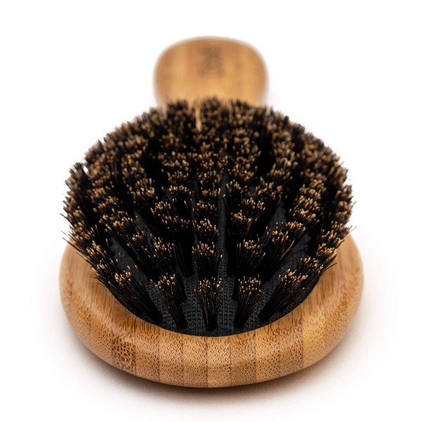 Boar Bristle Hair Brush Set - Designed for Kids, Women and Men. Natural Bristle Brushes Work Best for Thin and Fine Hair, Add Healthy Shine, Improve Texture, Reduce Frizz. Wood Wet Detangler Comb