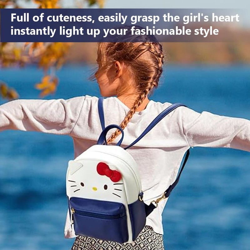 Cute Cartoon Bag,Leather Backpack,Small Backpack,for Girls with Cute Shape,Backpack or