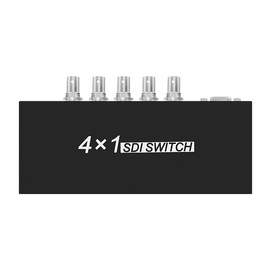 HDSUNWSTD SDI 4x1 Switch 4 Channels SDI Signal to A SDI Signal Channel Support Full-HD SDI Signal Input and Output