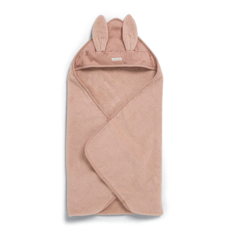 Mamas & Papas Welcome to The World Hooded Towel, Wildflower