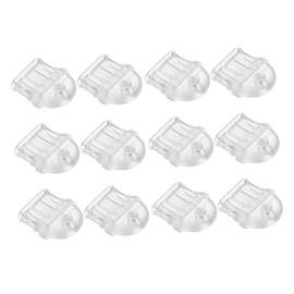COHEALI 12pcs USB C Dust Plugs Protective Stoppers for Phone Charging Ports Transparent Caps for Optimal Grime and Liquid Protection Compatible with Type C Devices