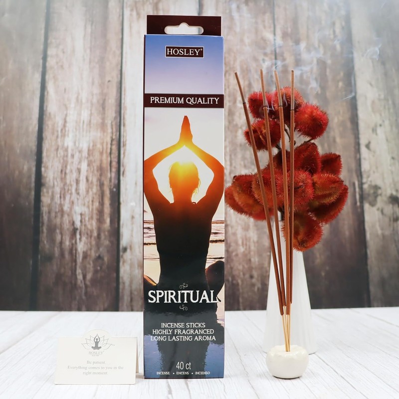 Hosley 40 Pack Incense Sticks – Spritual – Perfect for