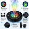 Solar Fountain Pump with LED Lights for Garden Ponds –