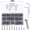 Metric Hex Socket Cap Head Self Tapping Screws, 480pcs M3