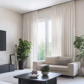 TEAKMAMA Ceiling Curtain Track, Curtain Track for Curtains, Drapes, and Room Dividers, Ceiling Mounted Rail Set with Roller Hooks, Black, 6ft - 9ft