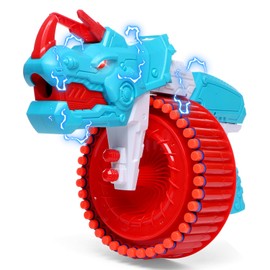 Toiyjofe Soft Bullet Toy Gun for Kids: Dinosaur Foam Blasters Toys with 120 Soft Bullets, Foam Dart Gun Shooting Games for Kids Ages 8-12, Cool Birthday Gifts for Boys Girls Teens Age 8 9 10 11 12+ Years