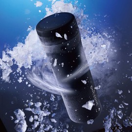 Doshisha ON°C ZONE Sub-zero Water Bottle, 18.8 fl oz (555 ml), Black