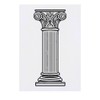 'Arabesque Roman Pillar ' Temporary Tattoo - Water Resistant, Skin-Safe,