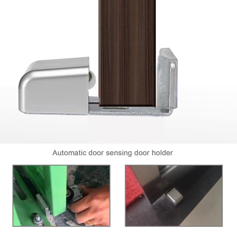 4PCS Barn Door Floor Guide Adjustable Sliding Door Roller Guide