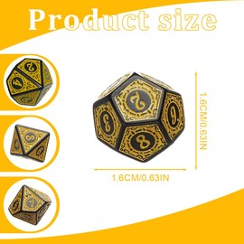 Teegxddy DND Dice Polyhedral Dice Set - 10 Pieces for Dungeon and Dragons MTG RPG - Polyhedral Dice for Dungeons and Dragons Starter Set, Party Game Toy