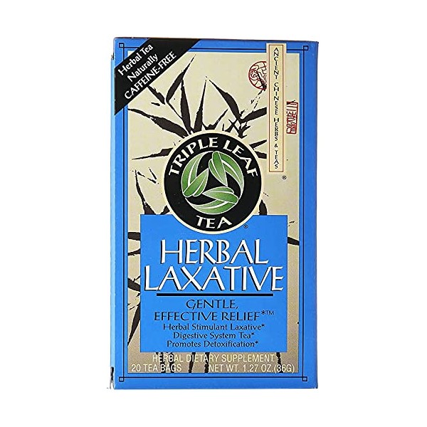 Triple Leaf Tea Natural, Herbal Laxative 0.07 oz(Pack of 2)