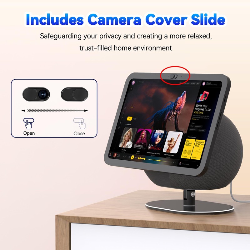 DGPCT Adjustable Stand for Echo Show 8 & Echo Show