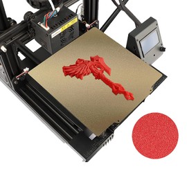 3D Printer Build Plate Magnetic Base Kit 470x470mm Double Sided PEI Coated 200℃ High Temperature Flexible Spring Cr10 Max Double Sided Textured PEI Sheet for CR10 Maximum 3D Printer (470mm x 470mm)