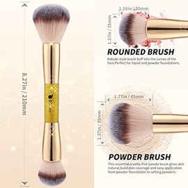 DUcare- Qué es: La brocha para rubor, polvos y bronceador está personalizada para aplicar y difuminar rubor y bronceador.