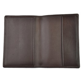 Royce Leather RFID Blocking Passport Travel Document Organizer in Leather, Brown 1, One Size